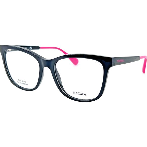Max & Co MO5040 Womens Eyeglass Frame Shiny Black - Picture 2 of 5